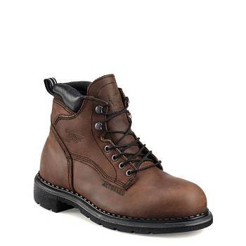 Red Wing Férfi SuperSole 6-inch Waterproof Safety Toe Munkavédelmi Bakancs Barna